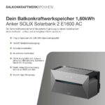 13120 Balkonkraftwerkspeicher Anker Solix Solarbank 2 E1600 Ac 03