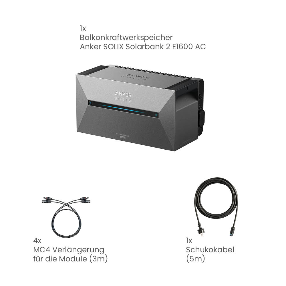 13120 Greensolar Balkonkraftwerkspeicher Anker Solix Solarbank 2 E1600 Ac 08