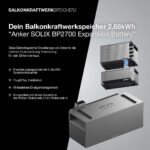 13122 Balkonkraftwerkspeicher Erweiterung “anker Solix Bp2700 Expansion Battery” 02