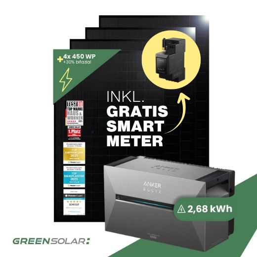 20401 1800wp Mit Anker 3 + Smart Meter