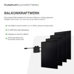 20407 Balkonkraftwerk Basic 1800:800 Black Bifazial Mit Balkonkraftwerkspeicher V3 Generation Basis Erweiterung2