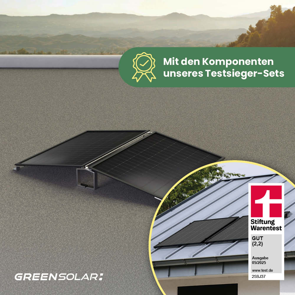 20420 Greensolar Testsieger Balkonkraftwerk Flachdach 900 800 01 20420 Greensolar Testsieger Balkonkraftwerk Flachdach 900 800 01