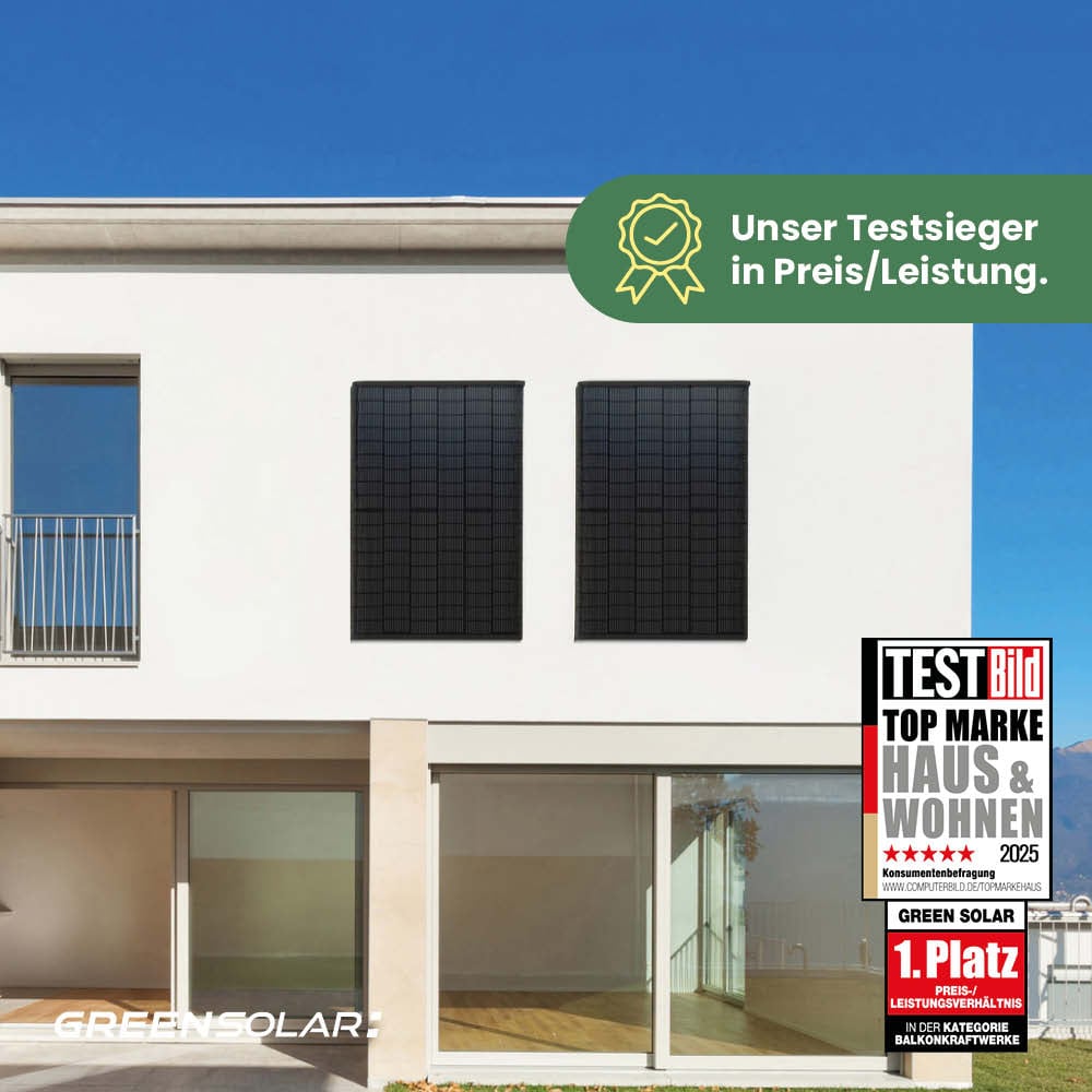20465 Greensolar Testsieger Balkonkraftwerk Wand 900 800 01 20465 Greensolar Testsieger Balkonkraftwerk Wand 900 800 01