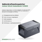 13124 Greensol Balkonkraftwerkspeicher Anker Solix Solarbank 1 E1600 03