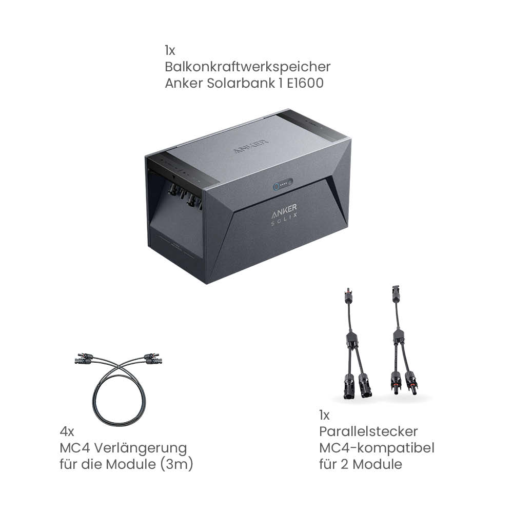 13124 Greensol Balkonkraftwerkspeicher Anker Solix Solarbank 1 E1600 05