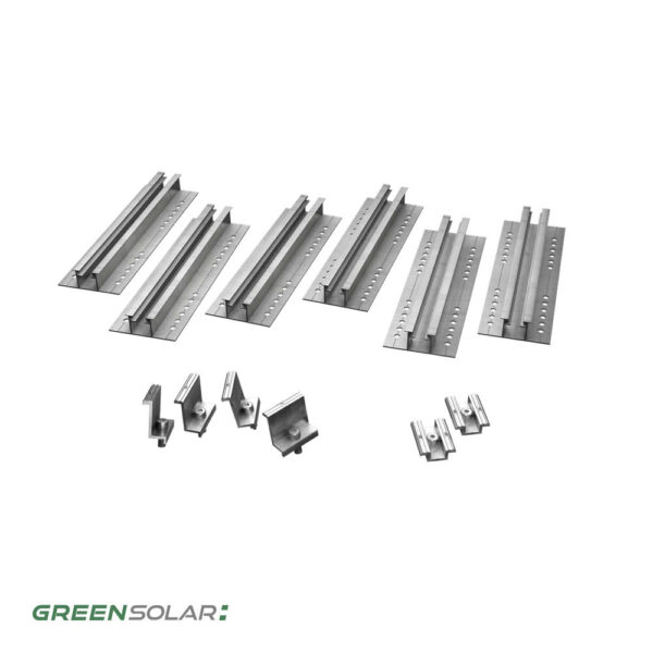 25042 Greensolar Wandbefestigung Fuer 3 Module Zur Hochkant Oder Quermontage 01