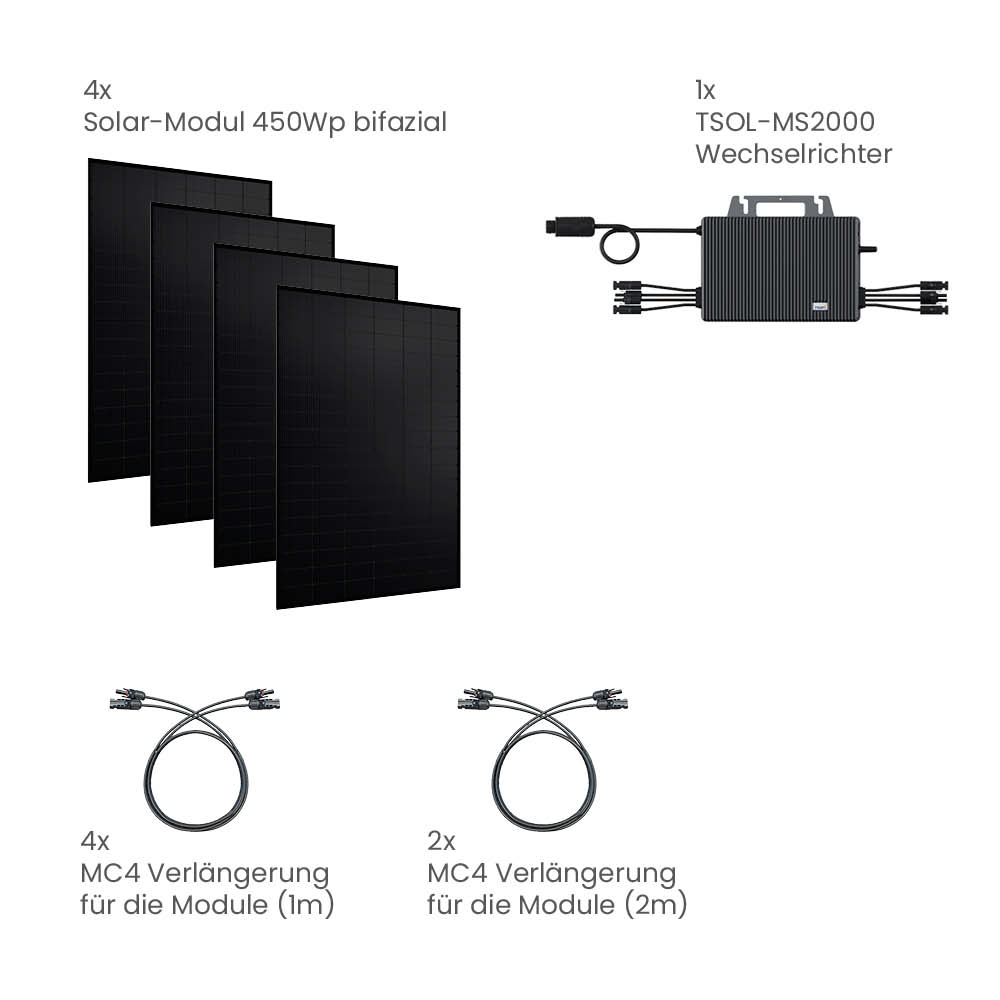 20433 Greensolar Balkonkraftwerk Basic 1800 800 15