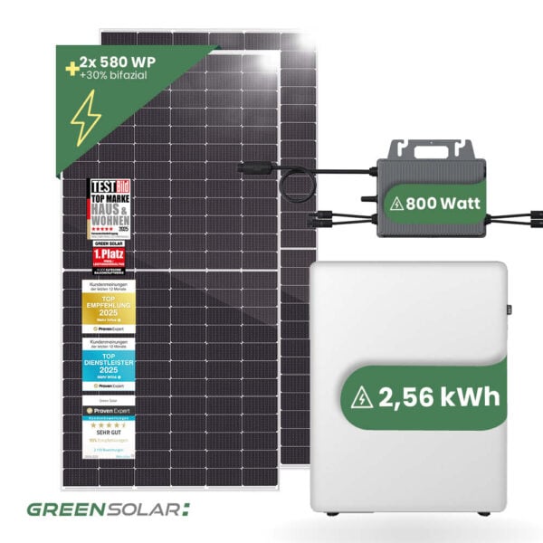 20461 Greensolar Balkonkraftwerk 1160 800 Mit Balkonkraftwerkspeicher Solmate 3 01