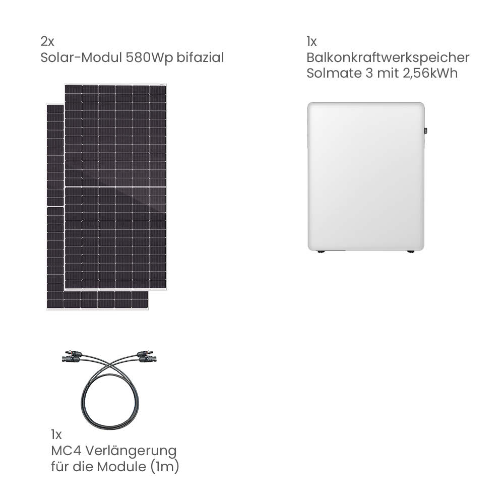 20461 Greensolar Balkonkraftwerk 1160 800 Mit Balkonkraftwerkspeicher Solmate 3 16 20461 Greensolar Balkonkraftwerk 1160 800 Mit Balkonkraftwerkspeicher Solmate 3 16