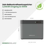 10117 Greensolar Balkonkraftwerkspeicher V2 Refurbished 03