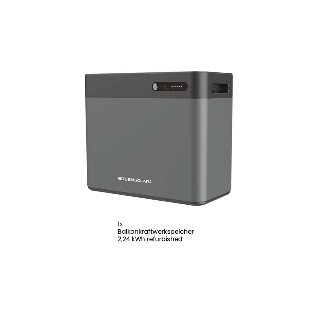 10117 Greensolar Balkonkraftwerkspeicher V2 Refurbished 05 10117 Greensolar Balkonkraftwerkspeicher V2 Refurbished 05