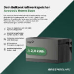 13300 Greensolar Avocado Home Base Balkonkraftwerkspeicher 02