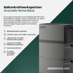 20500 Greensolar Balkonkraftwerk 2320 800 Mit Balkonkraftwerkspeicher Avocado 07