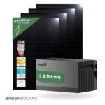 20501 Greensolar Balkonkraftwerk 1800 800 Mit Balkonkraftwerkspeicher Avocado 01