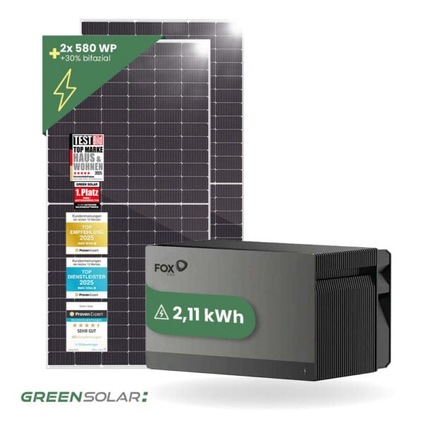 20502 Greensolar Balkonkraftwerk 900 800 Mit Balkonkraftwerkspeicher Avocado 01