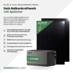 20503 Greensolar Balkonkraftwerk 900 800 Mit Balkonkraftwerkspeicher Avocado 02