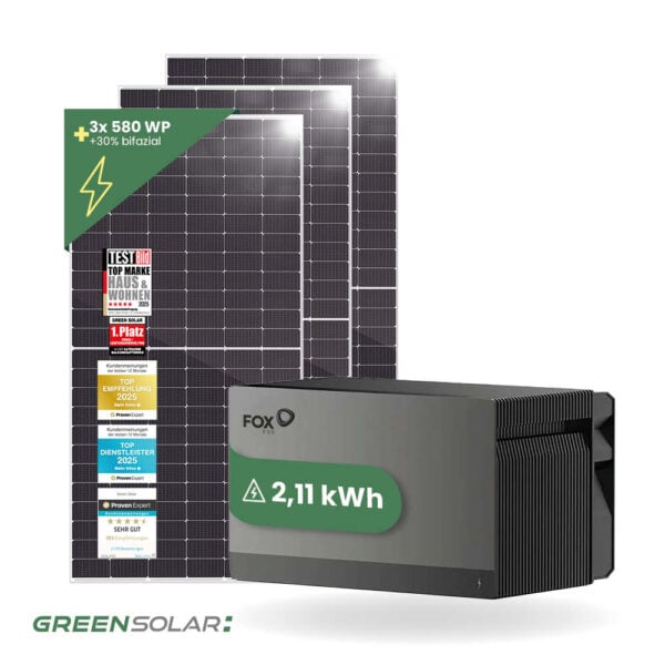 20505 Greensolar Balkonkraftwerk 1740 800 Mit Balkonkraftwerkspeicher Avocado 01