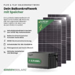 20505 Greensolar Balkonkraftwerk 1740 800 Mit Balkonkraftwerkspeicher Avocado 02