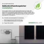 20466 Greensolar Sonnenkraftwerk 325 400 Balkonkraftwerkspeicher Refurbished 2 24 Kwh 08