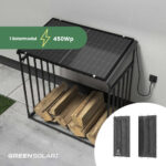 20611 Greensolar Kaminholzregal 450 400 Mit Plane 01