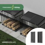 20615 Greensolar Kaminholzregal 900 800 Mit Plane