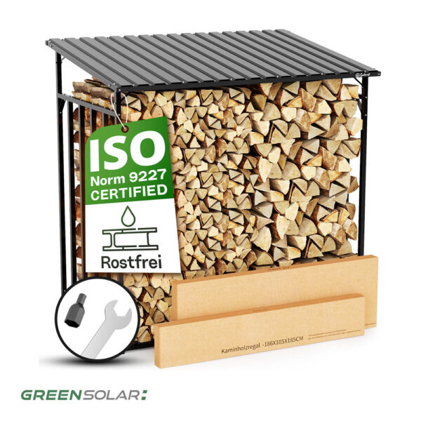 60000 Greensolar Kaminholzregal