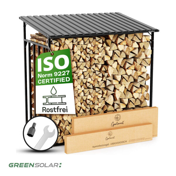 60000 Greensolar Kaminholzregal