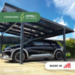 23106 Carport 1 Stellplatz Glas Glas–2kn–3,78kwp Inkl 10kwp Hybrid Wr 01